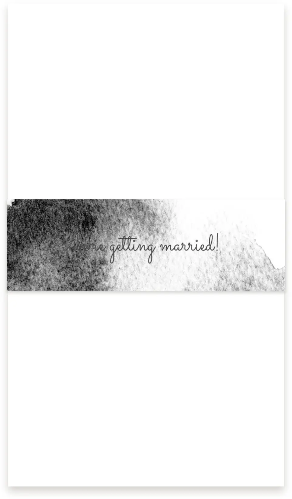 This is a 1½" x 12" Vellum Band called Watercolor Rapture printed in full color