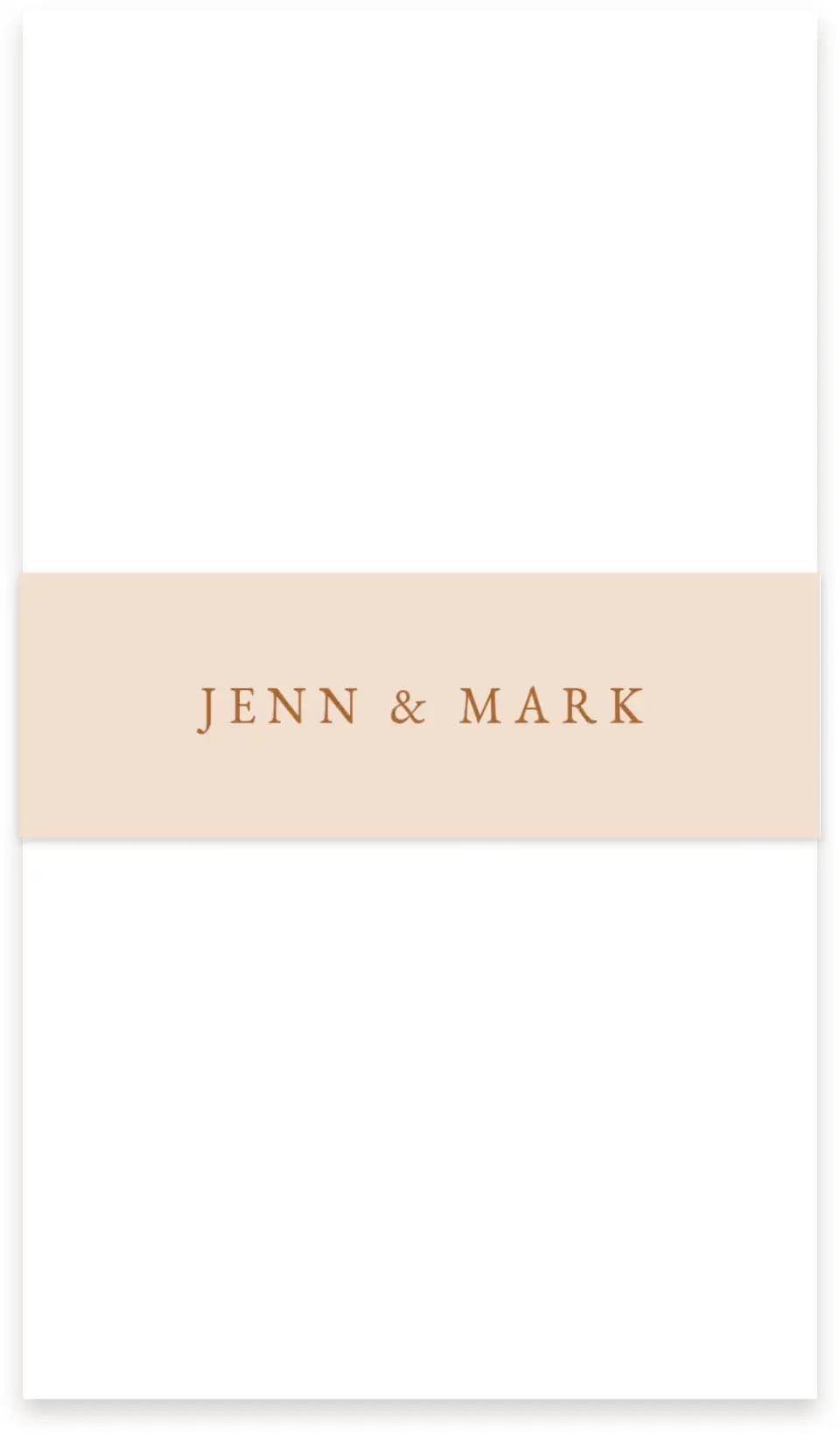 This is a 1½" x 12" Vellum Band called Adorable Duo printed in full color