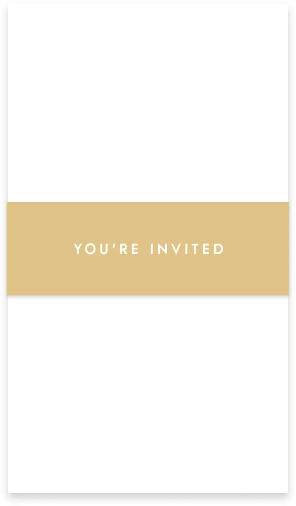 This is a 1½" x 12" Vellum Band called The Proposal printed in full color