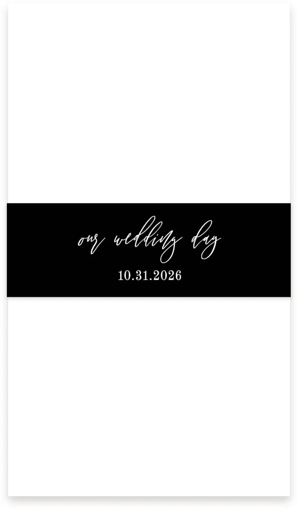 This is a 1½" x 12" Vellum Band called Shield of Love printed in full color