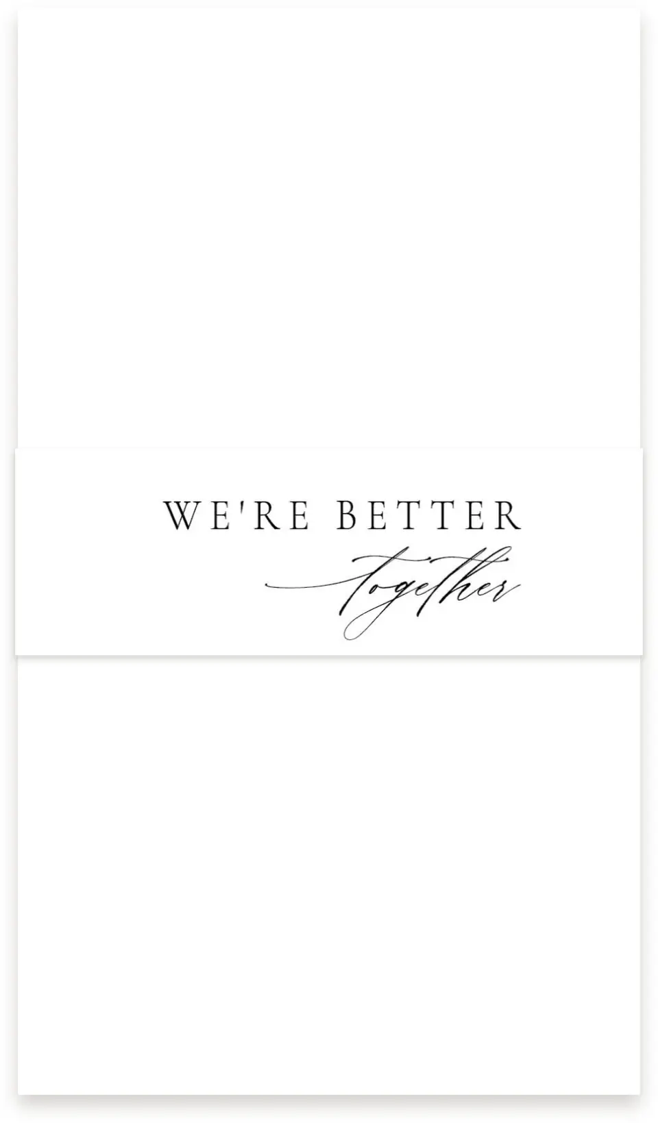 This is a 1½" x 12" Vellum Band called Simply Elegant printed in full color