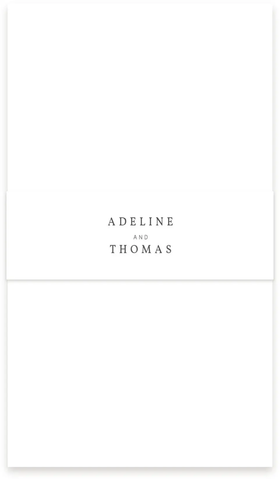 This is a 1½" x 12" Vellum Band called Decorated Luxury printed in full color