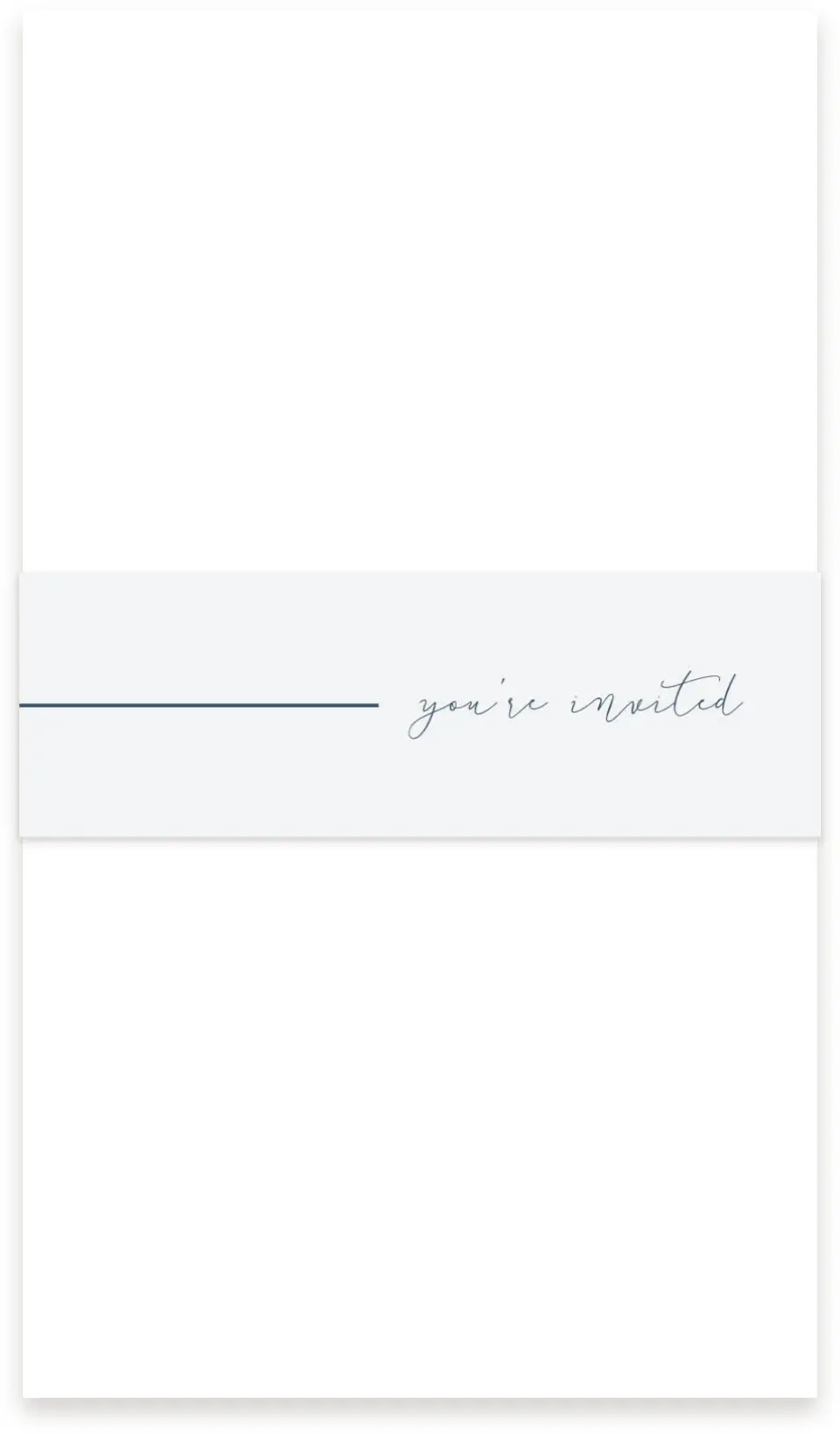 This is a 1½" x 12" Vellum Band called For Eternity printed in full color