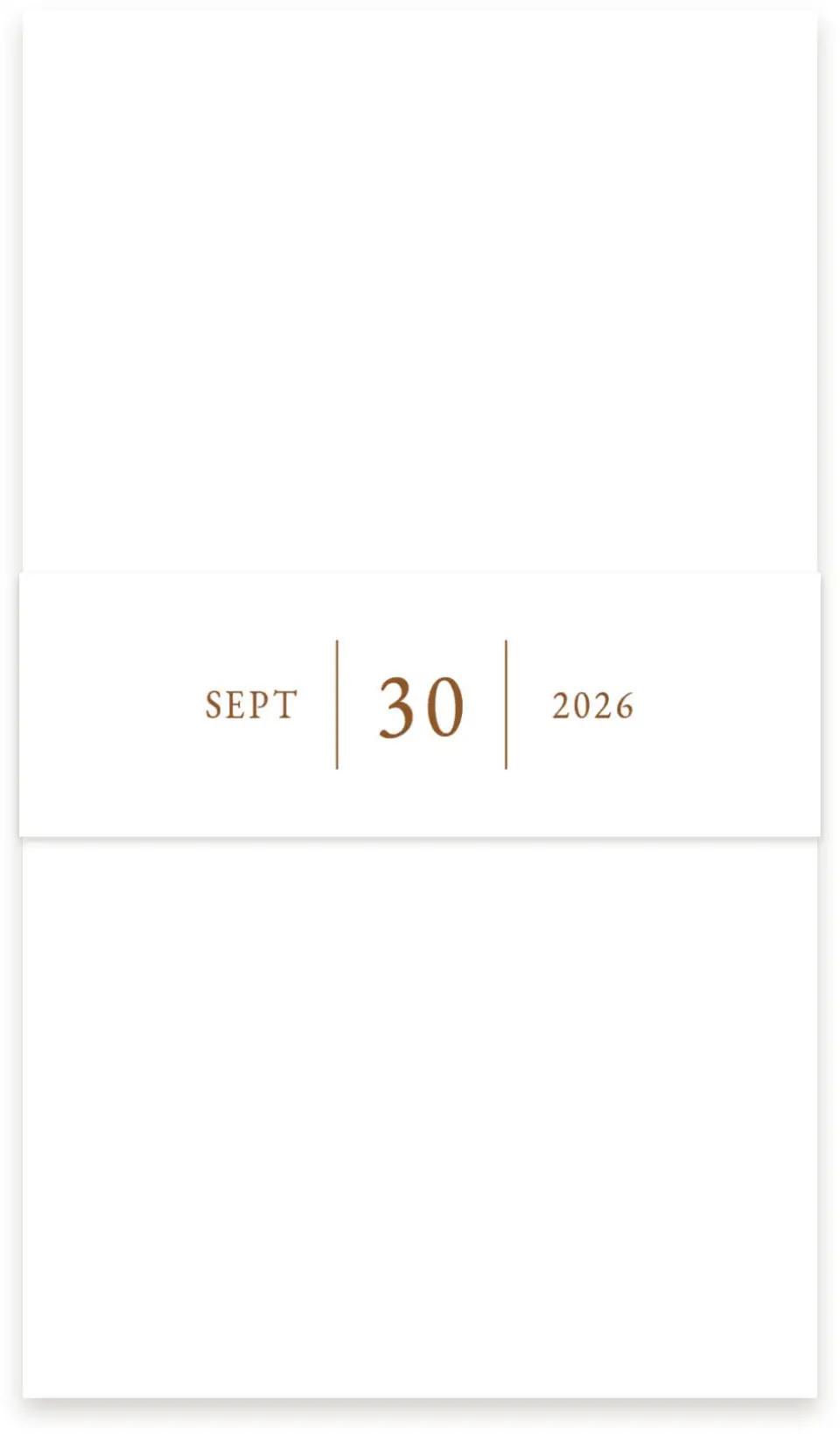 This is a 1½" x 12" Vellum Band called Soft Magnolia printed in full color
