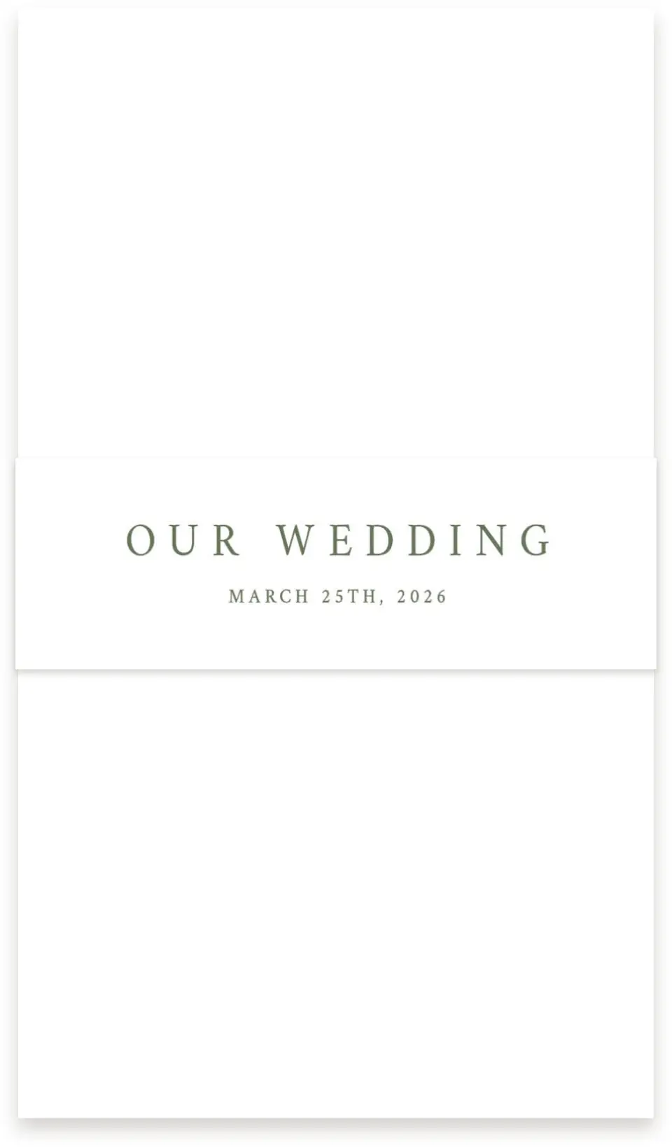 This is a 1½" x 12" Vellum Band called Fresh Tendrils printed in full color