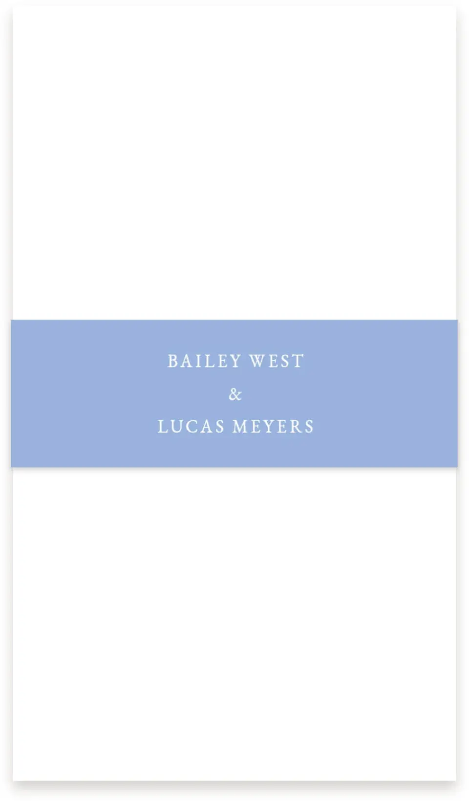 This is a 1½" x 12" Vellum Band called Soft Botanics printed in full color