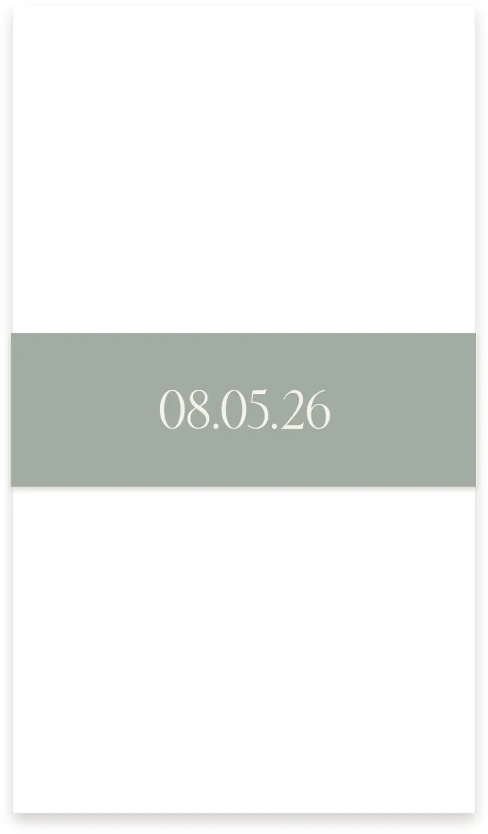 This is a 1½" x 12" Vellum Band called Elegant Lines printed in full color