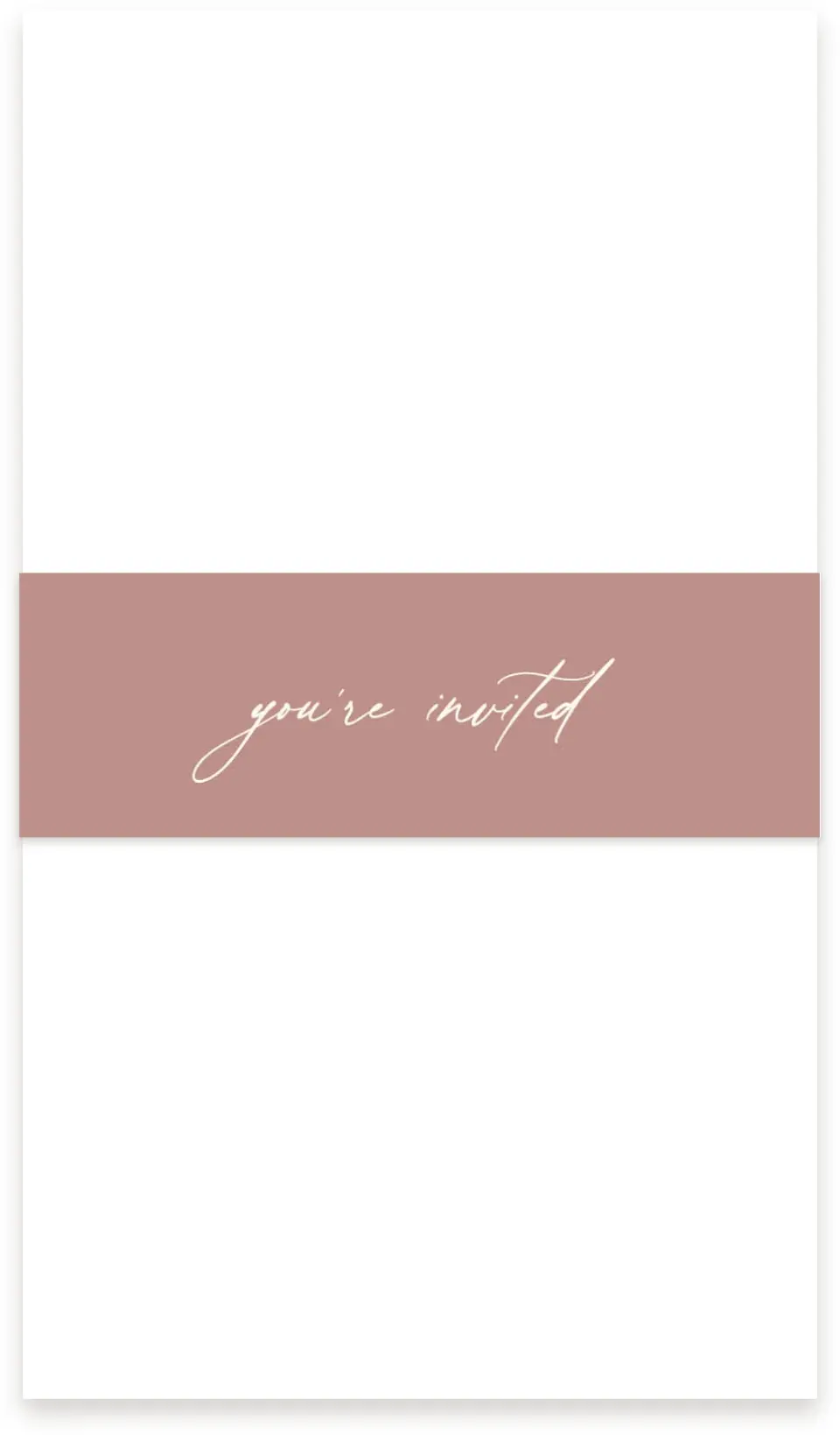 This is a 1½" x 12" Vellum Band called The Nicole printed in full color