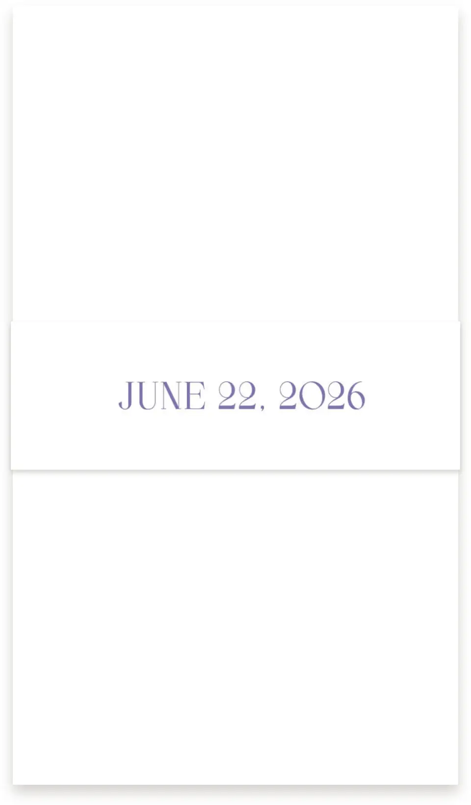 This is a 1½" x 12" Vellum Band called The Taylor printed in full color