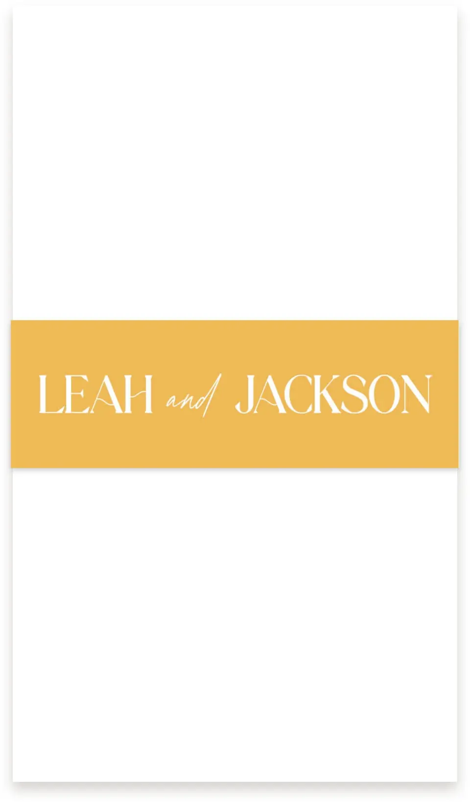 This is a 1½" x 12" Vellum Band called The Leah printed in full color