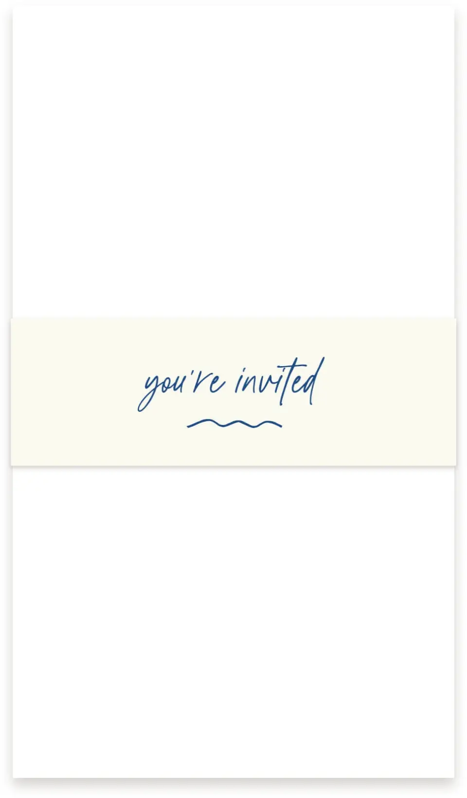 This is a 1½" x 12" Vellum Band called Drawn To You printed in full color