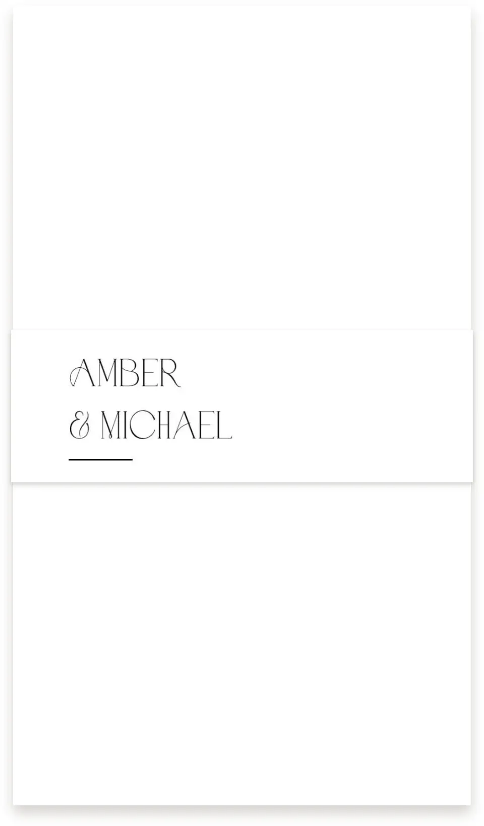 This is a 1½" x 12" Vellum Band called The Amber printed in full color