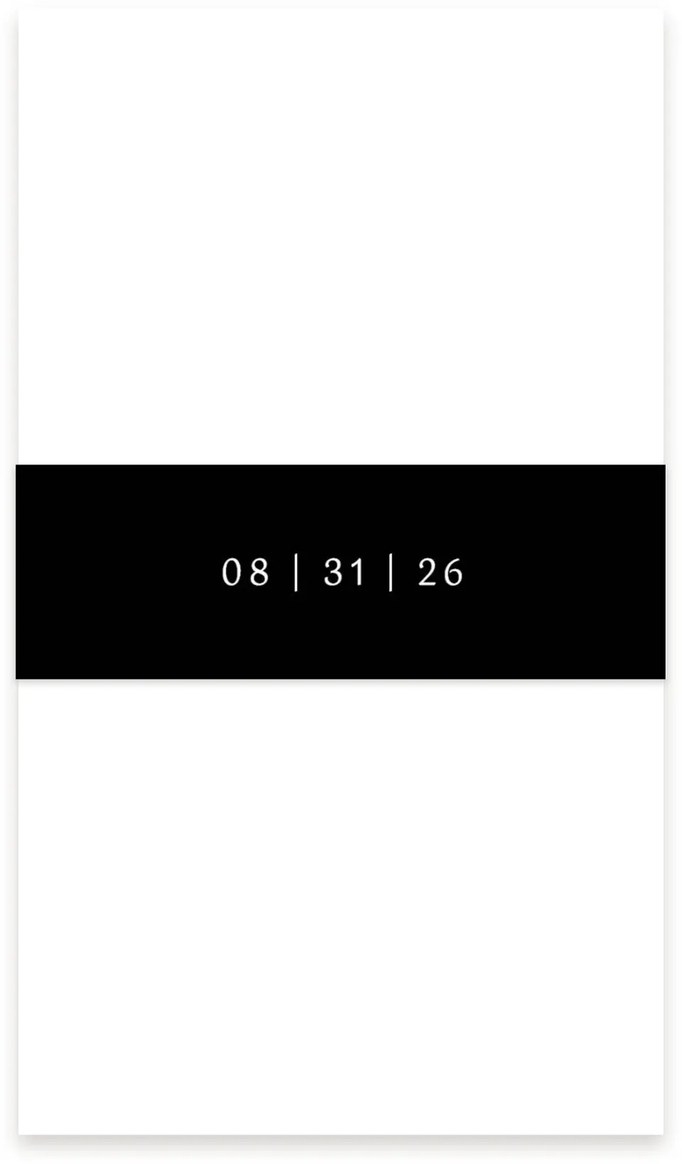 This is a 1½" x 12" Vellum Band called Scripted Love printed in full color