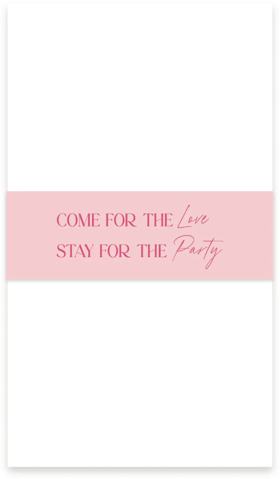 This is a 1½" x 12" Vellum Band called The Andrea printed in full color