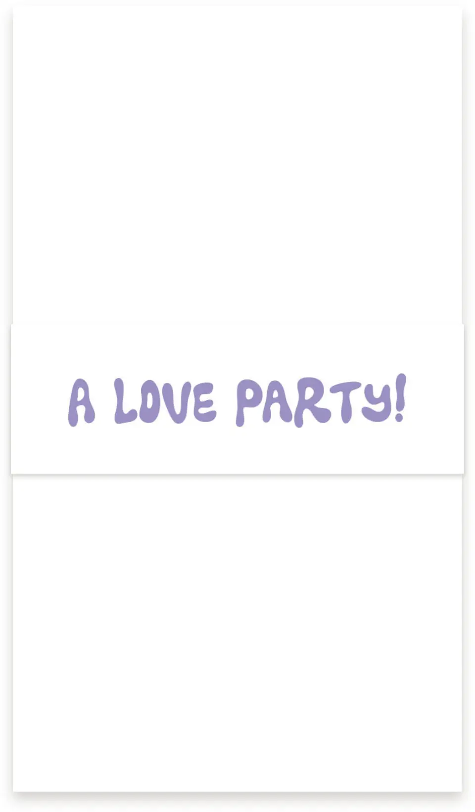 This is a 1½" x 12" Vellum Band called The Karly printed in full color