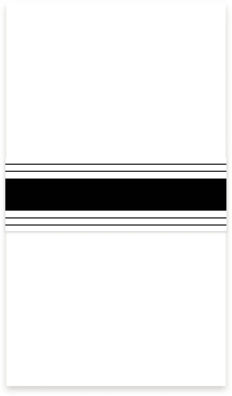 This is a 1½" x 12" Vellum Band called Passionate Arch printed in full color
