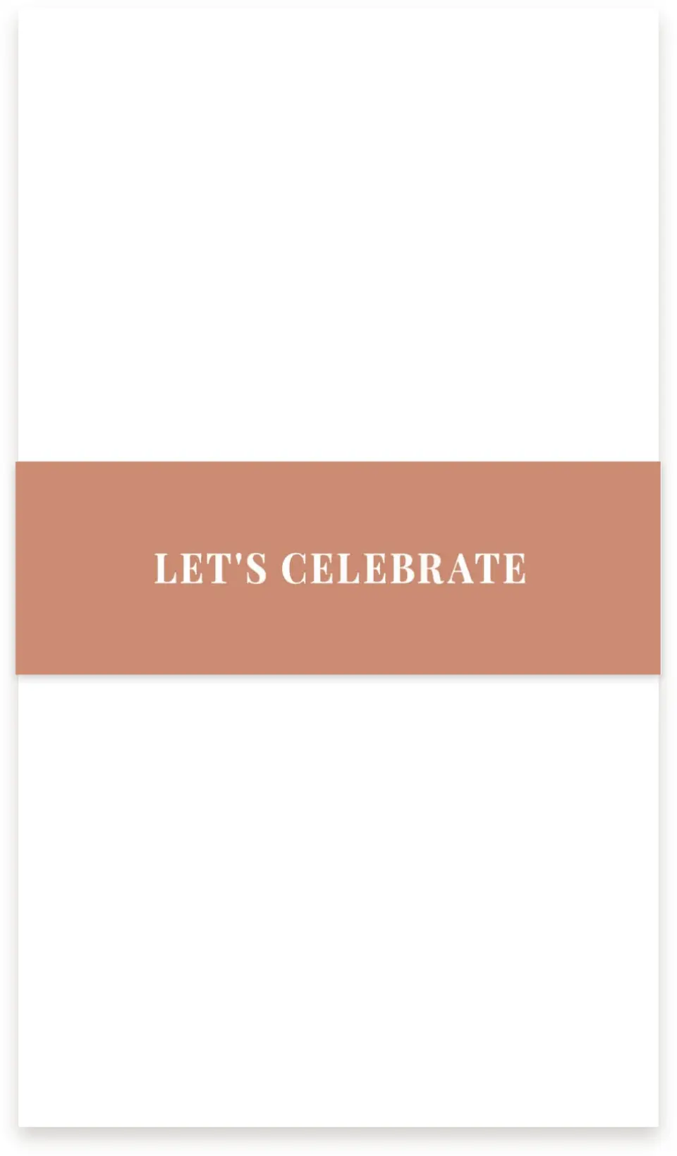This is a 1½" x 12" Vellum Band called Gorgeous Blush printed in full color
