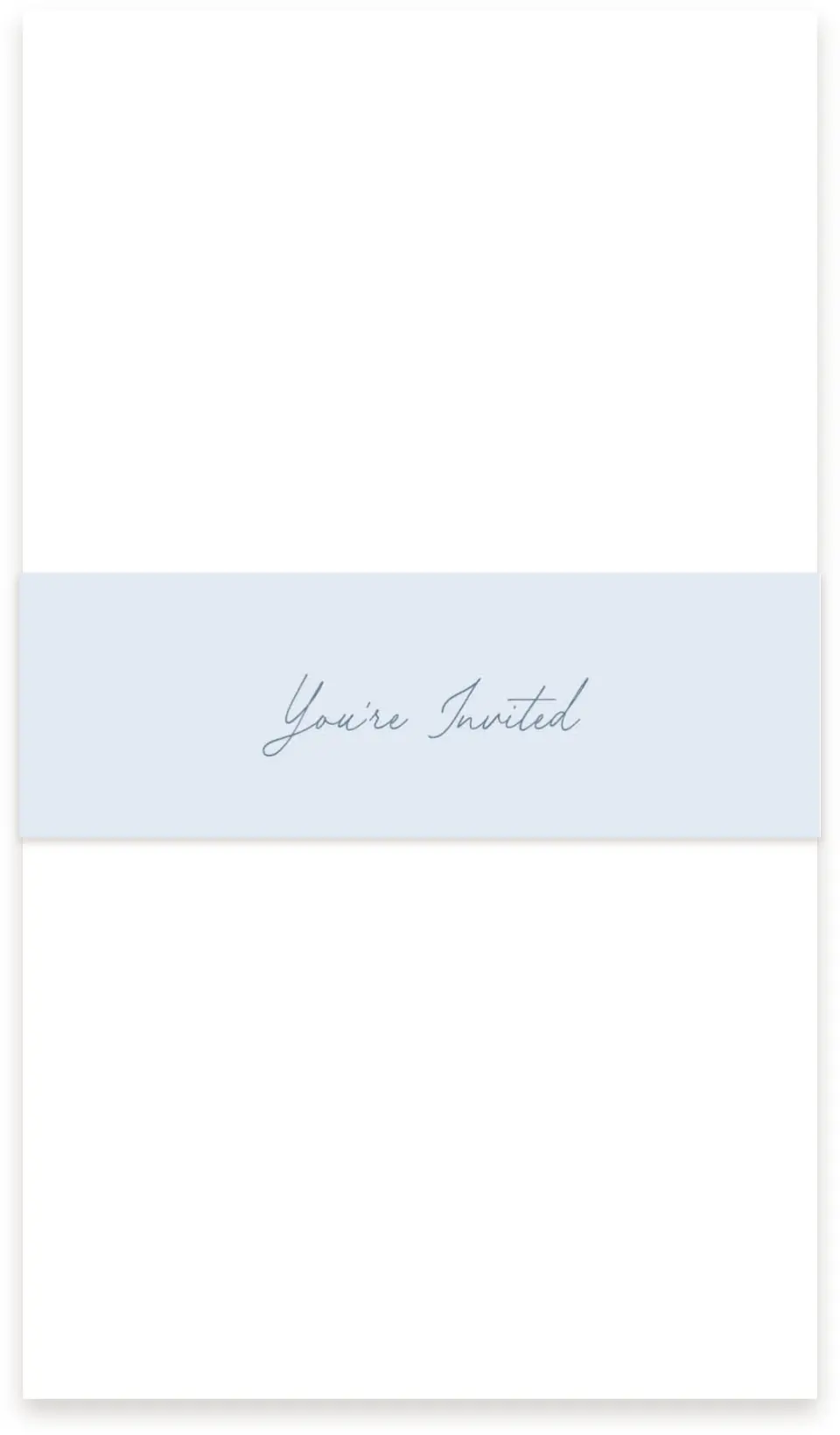 This is a 1½" x 12" Vellum Band called The Gabriella printed in full color