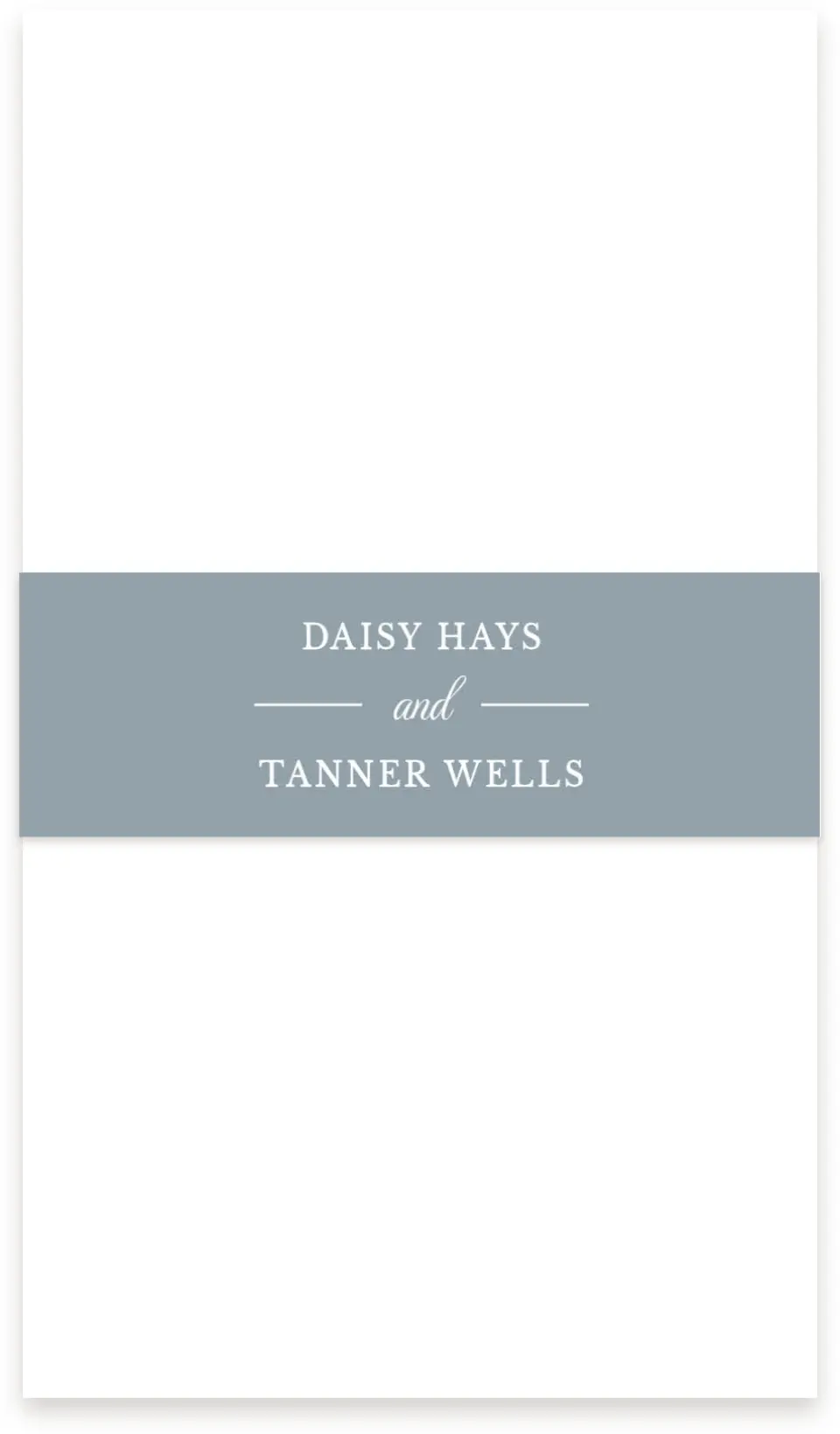 This is a 1½" x 12" Vellum Band called Flowering Frame printed in full color