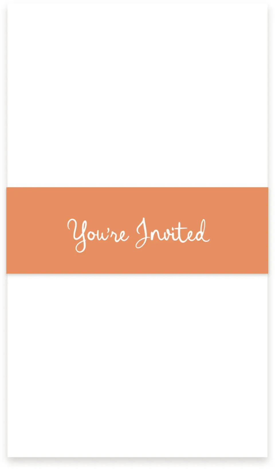 This is a 1½" x 12" Vellum Band called Wedding Whimsy printed in full color