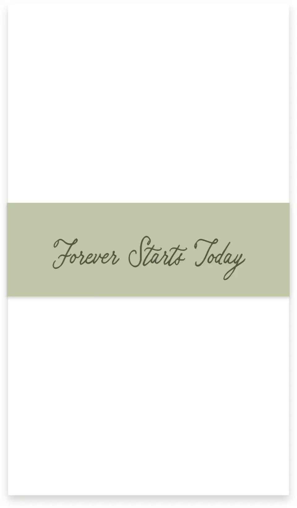 This is a 1½" x 12" Vellum Band called The Kennedy printed in full color
