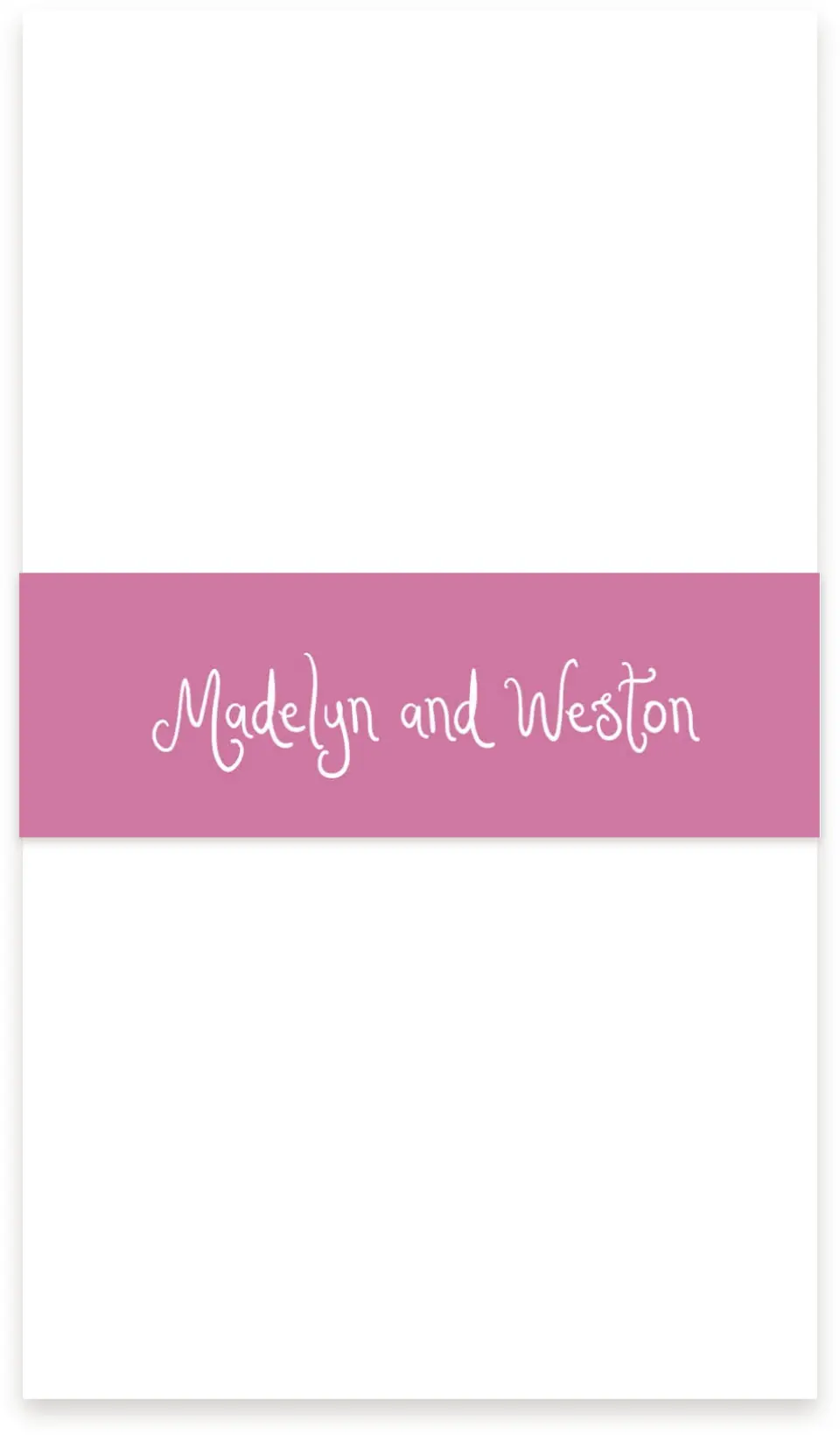 This is a 1½" x 12" Vellum Band called Whimsical Garden printed in full color