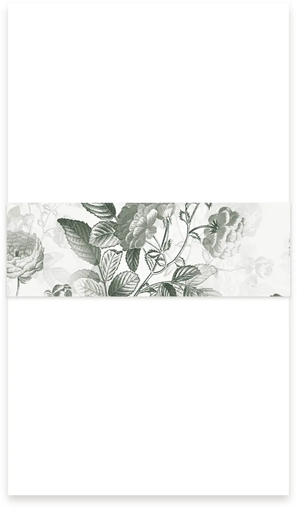 This is a 1½" x 12" Vellum Band called The Adaline printed in full color