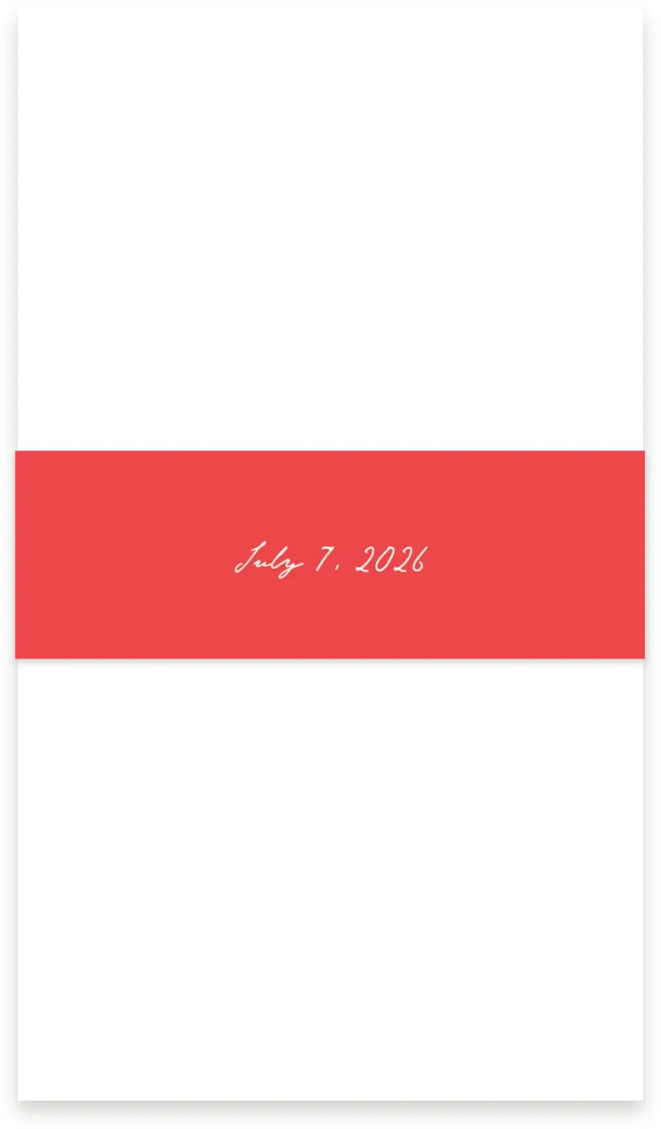 This is a 1½" x 12" Vellum Band called Bold & Bright printed in full color