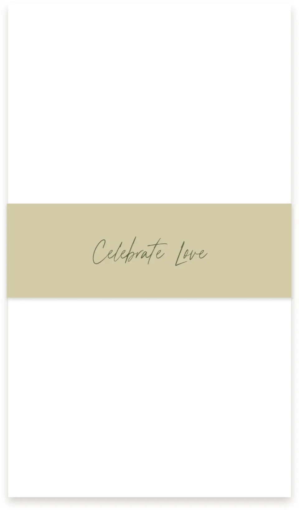 This is a 1½" x 12" Vellum Band called Idyllic Love printed in full color