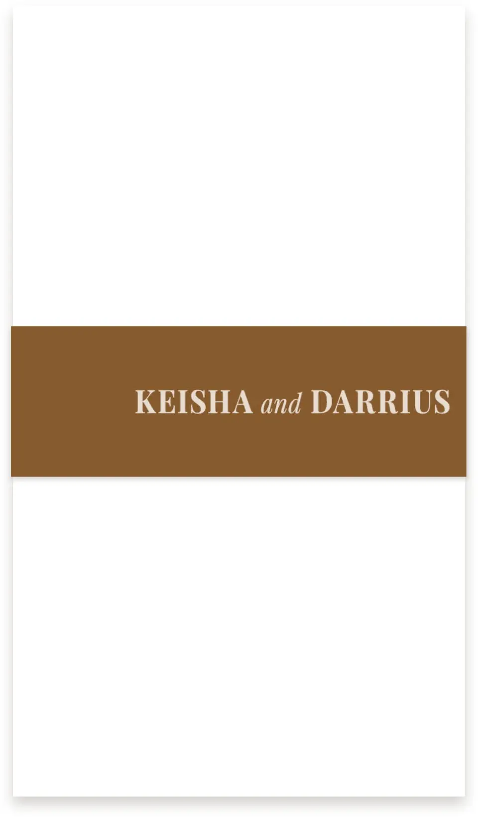 This is a 1½" x 12" Vellum Band called Bold Romance printed in full color