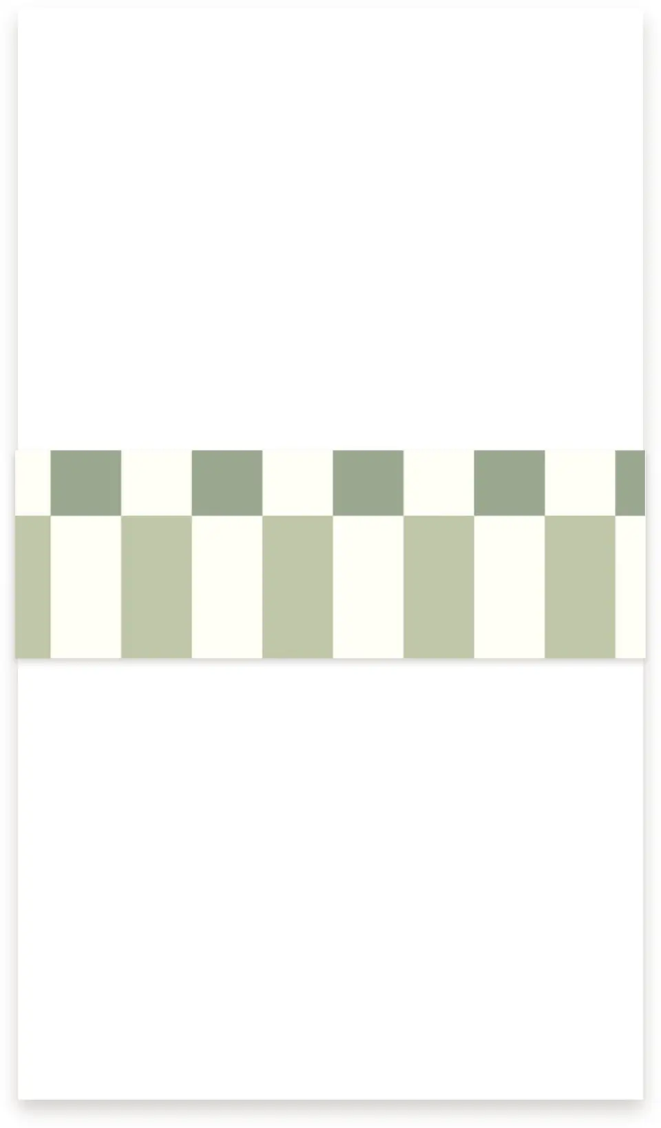 This is a 1½" x 12" Vellum Band called The Penelope printed in full color