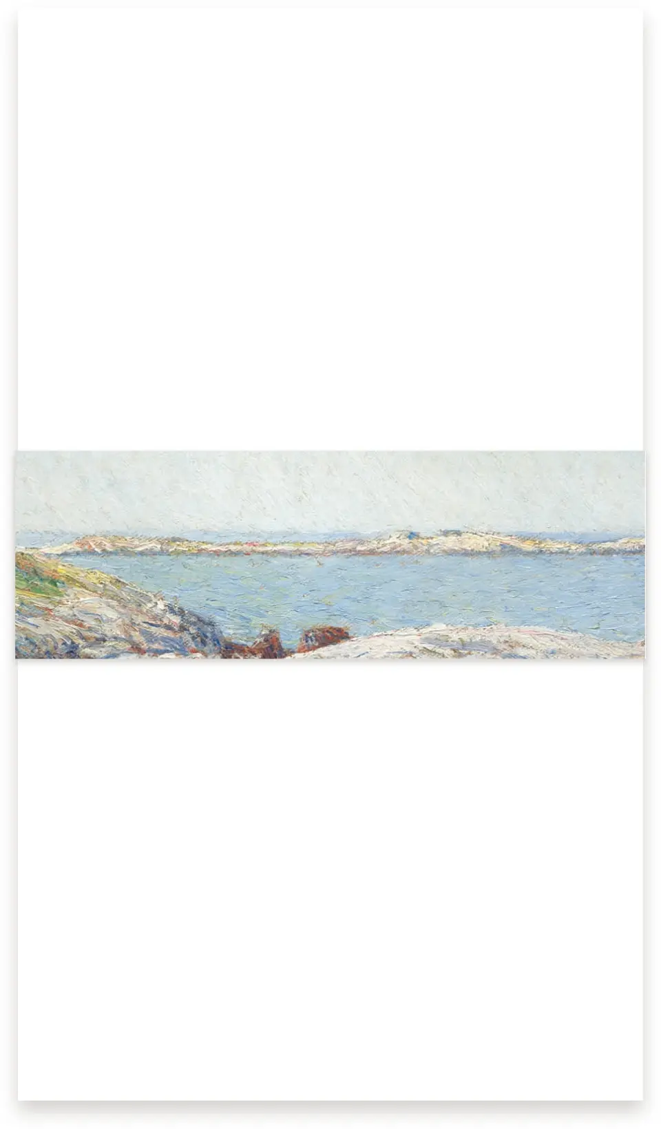 This is a 1½" x 12" Vellum Band called Bradley printed in full color