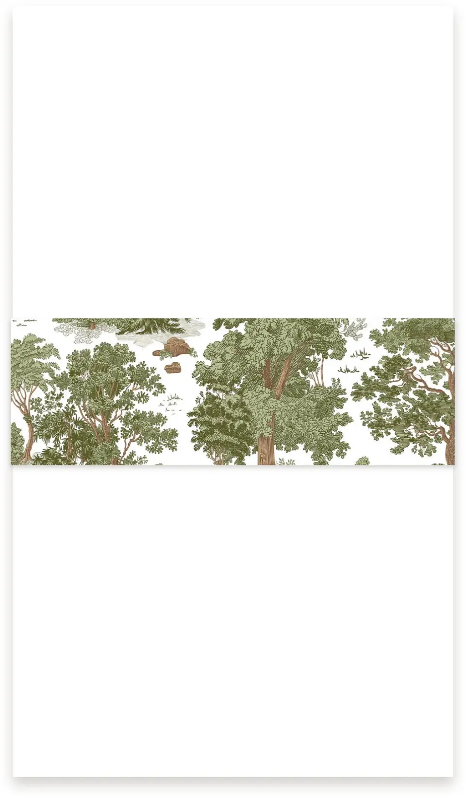 This is a 1½" x 12" Vellum Band called Holloway printed in full color
