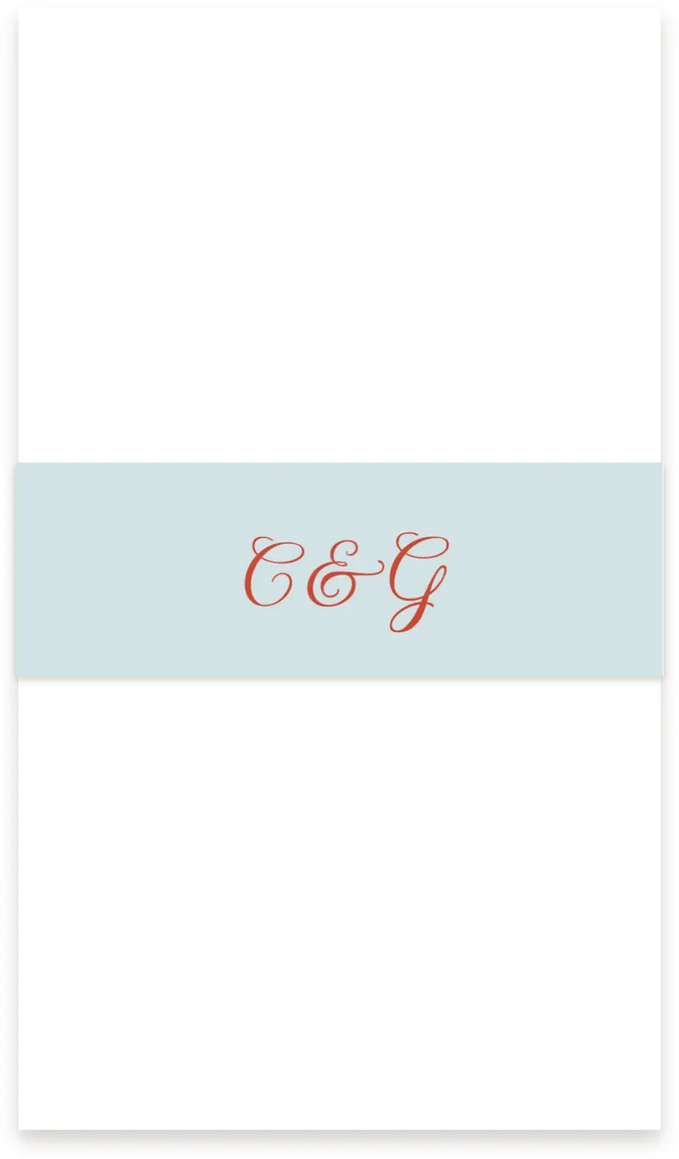 This is a 1½" x 12" Vellum Band called Mod Elegance printed in full color