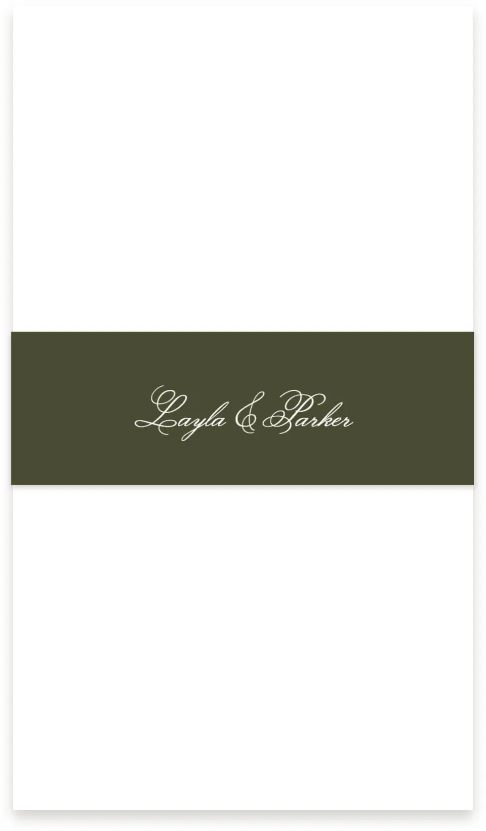 This is a 1½" x 12" Vellum Band called Holderness printed in full color