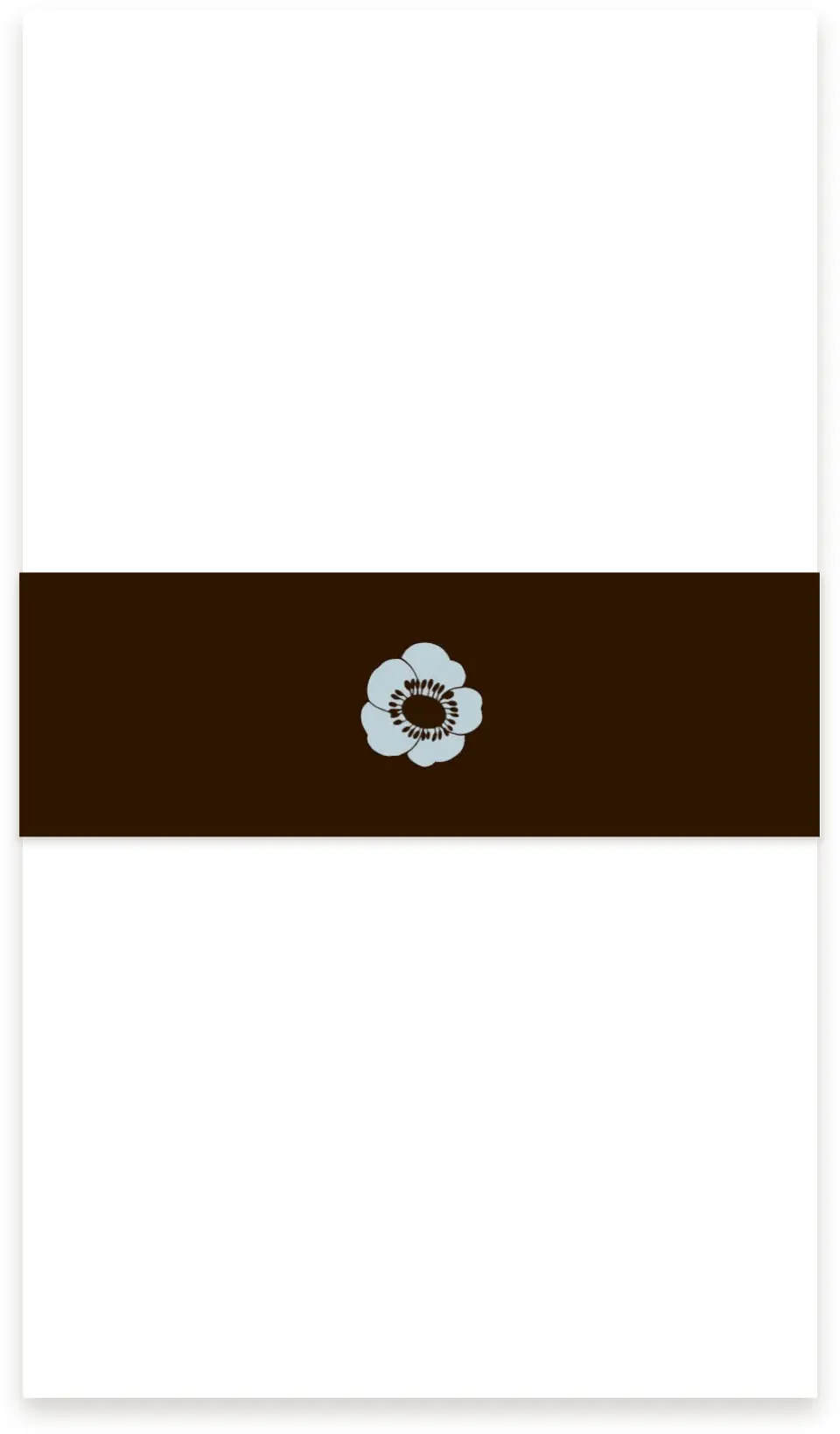 This is a 1½" x 12" Vellum Band called Montauk printed in full color