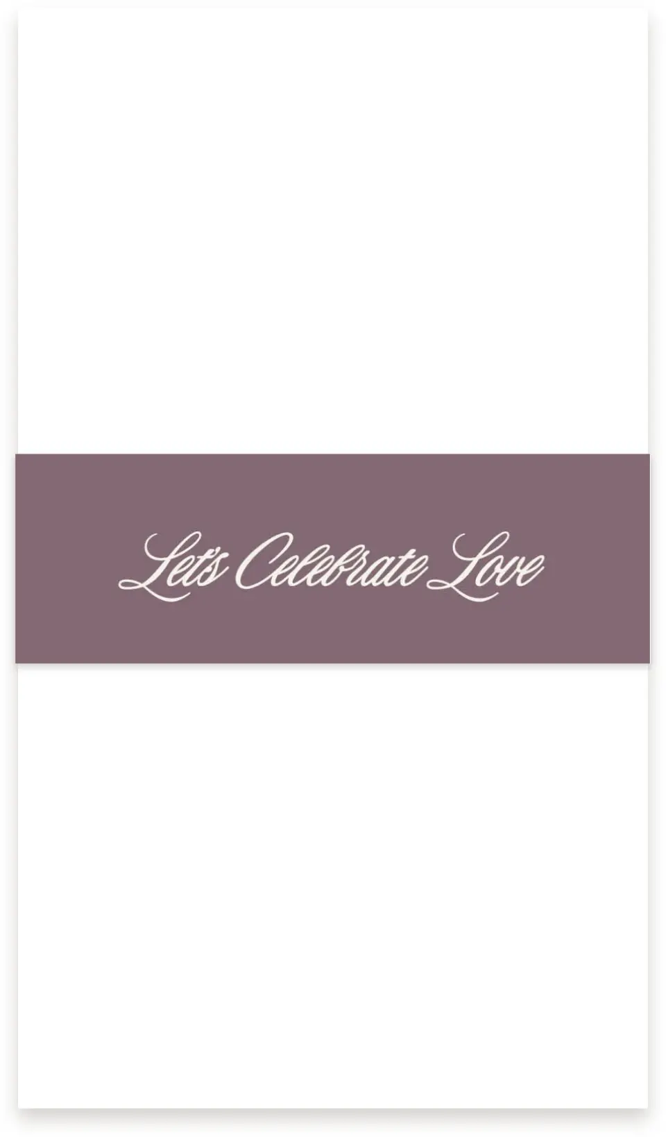 This is a 1½" x 12" Vellum Band called Charleston printed in full color