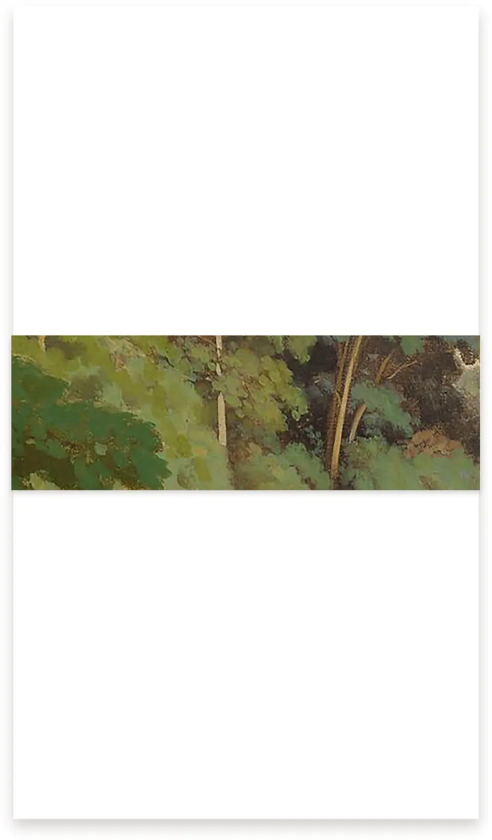This is a 1½" x 12" Vellum Band called Willowmere printed in full color