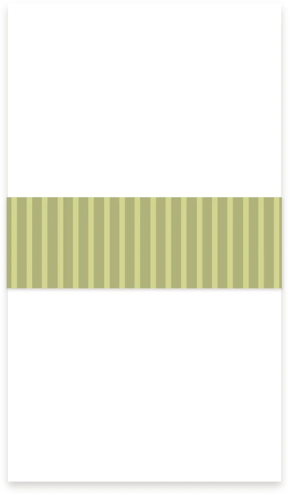 This is a 1½" x 12" Vellum Band called Scalloped Elegance printed in full color