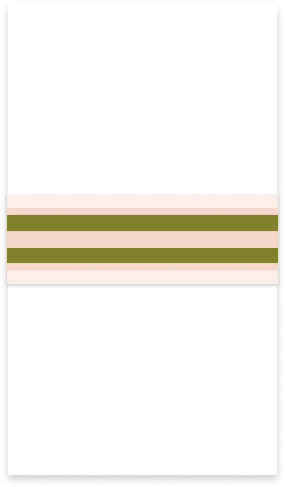 This is a 1½" x 12" Vellum Band called Love Off Script printed in full color