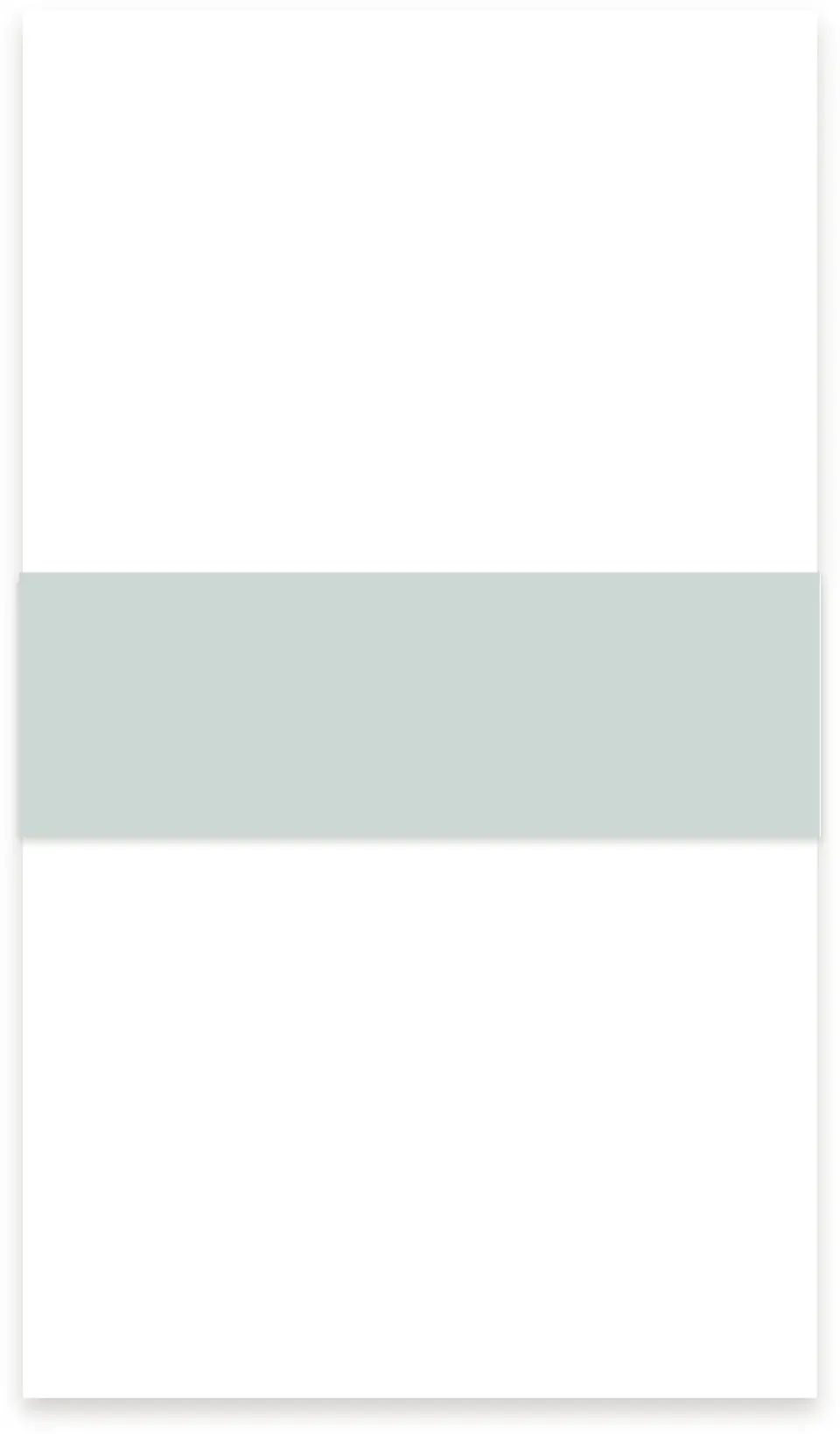 This is a 1½" x 12" Vellum Band called Love You Forever printed in full color