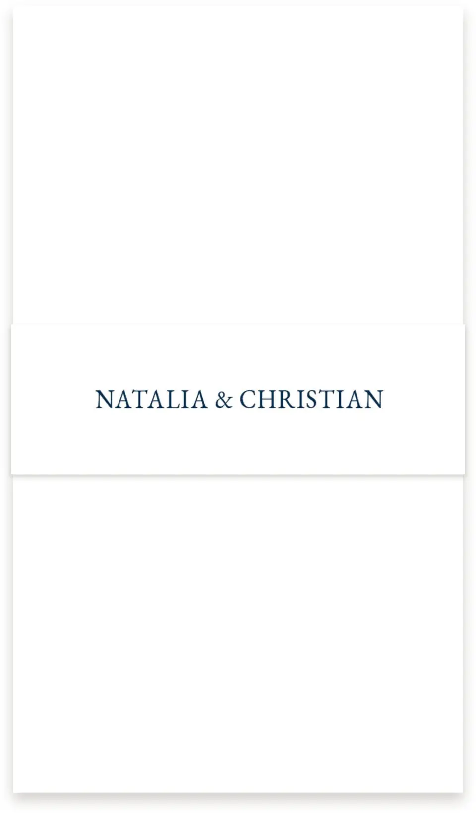 This is a 1½" x 12" Vellum Band called Heirloom Crest printed in full color