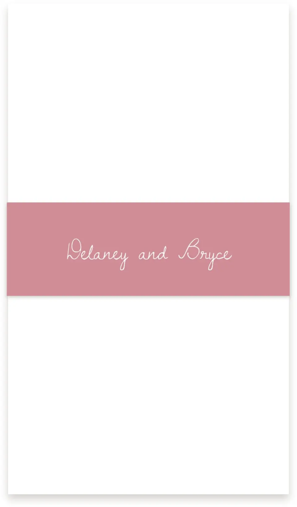 This is a 1½" x 12" Vellum Band called Blushing Whimsy printed in full color