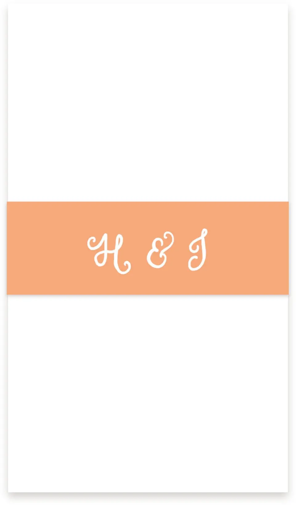 This is a 1½" x 12" Vellum Band called Wavy Love printed in full color