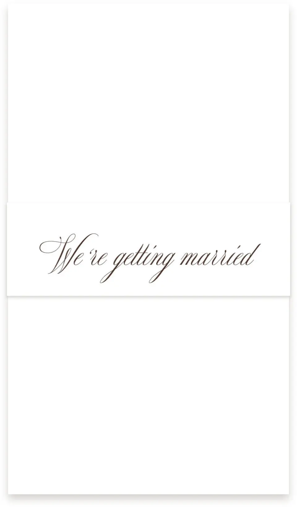 This is a 1½" x 12" Vellum Band called The Isabelle printed in full color