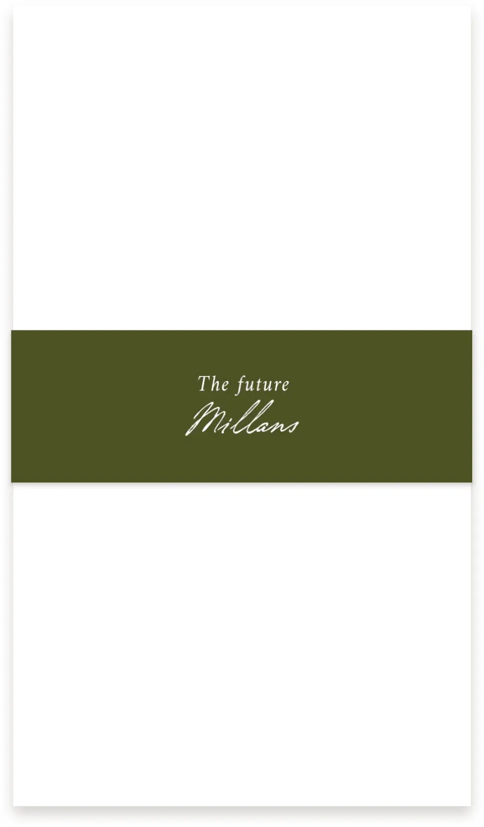 This is a 1½" x 12" Vellum Band called The Georgia printed in full color