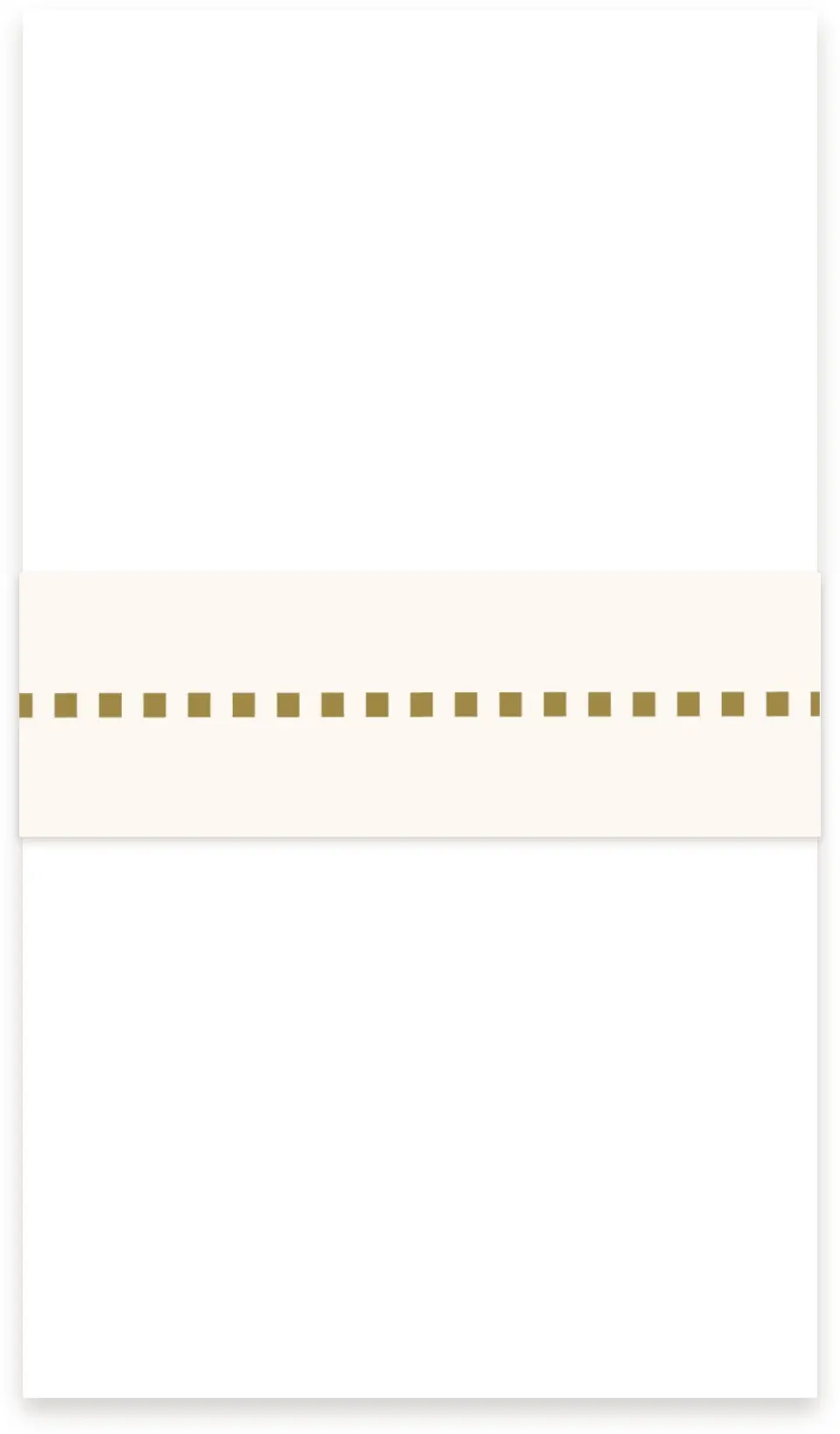 This is a 1½" x 12" Vellum Band called The Jillian printed in full color