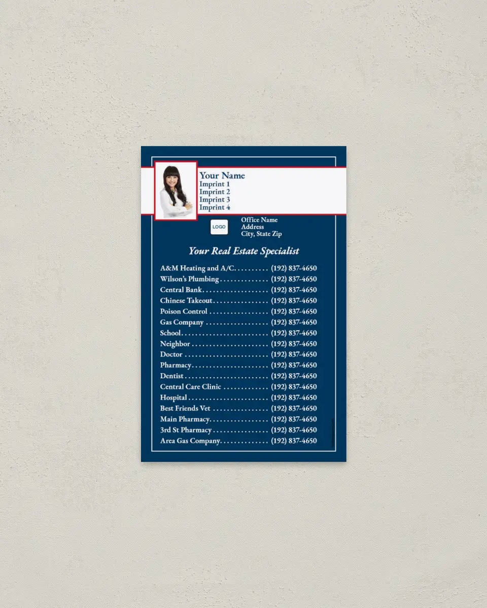 This is a 3.7" x 5.7" Directorie called Local Directory printed in full color with a Standard Gloss finish