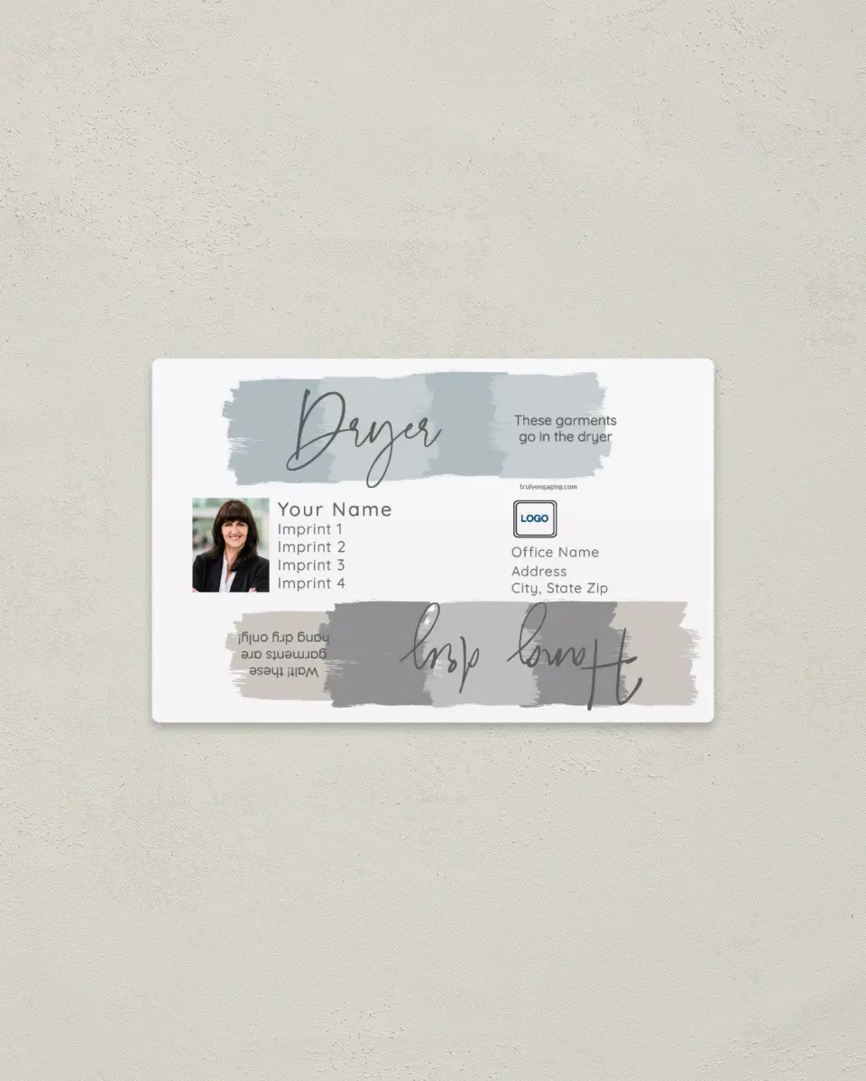 This is a  3.7" x 5.7" Magnet called Brushed Dryer printed in full color with a Standard Gloss finish