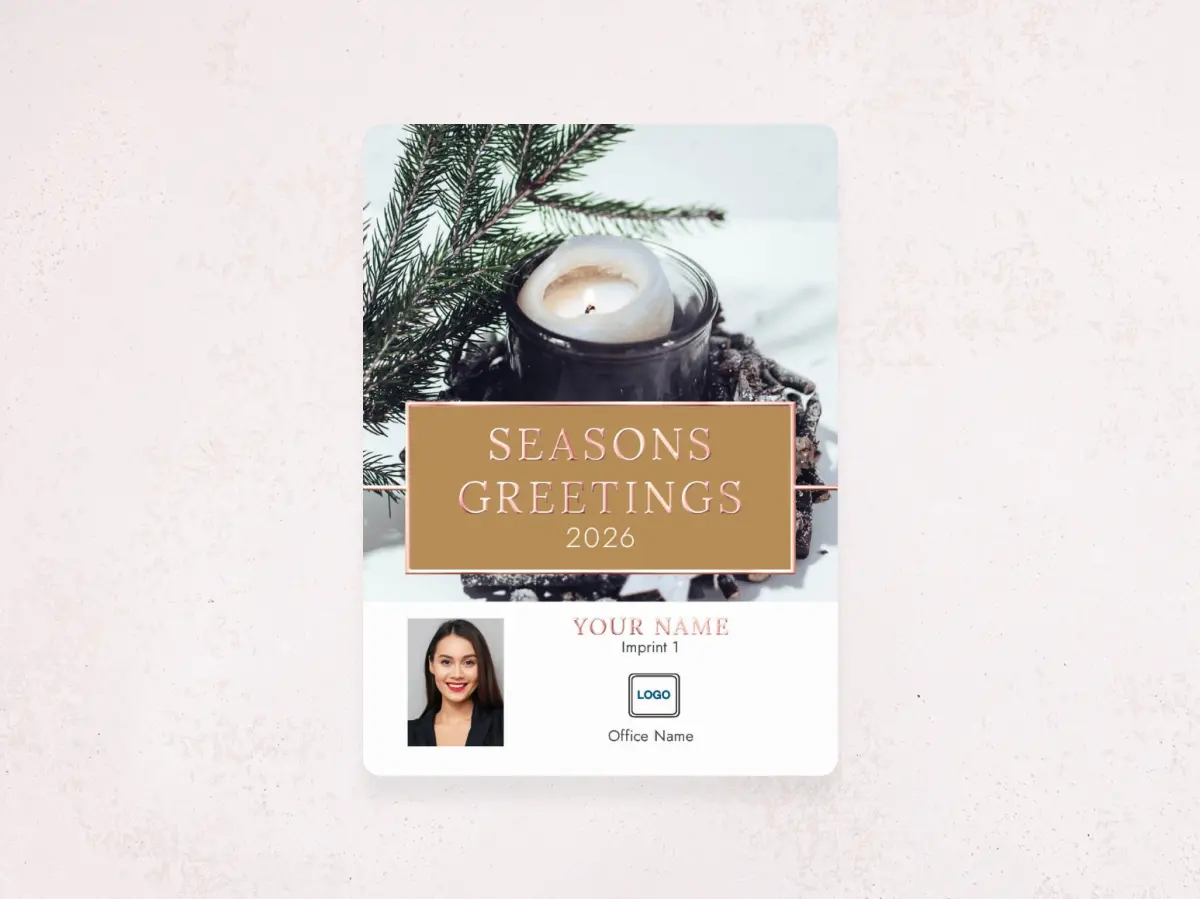 Christmas Card Magnet